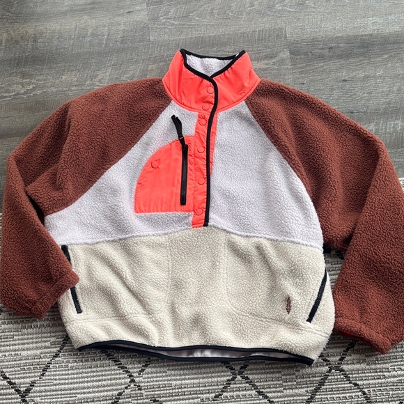 Fp Movement Hit The Slopes Colorblock Fleece Pullover - Picture 5 of 9